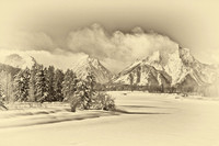 Tetons from Oxbow Bend
