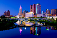 Columbus at Blue Hour