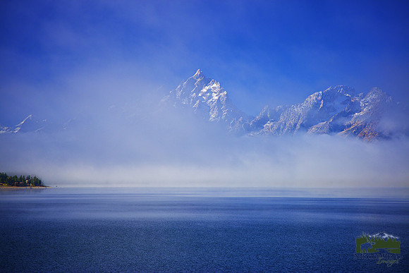 Lifting Fog on Jackson Lake