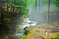 Morning Fog After a Heavy Rain - Old Man's Cave
